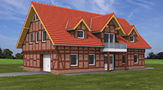 Neubau eines Fachwerkhauses